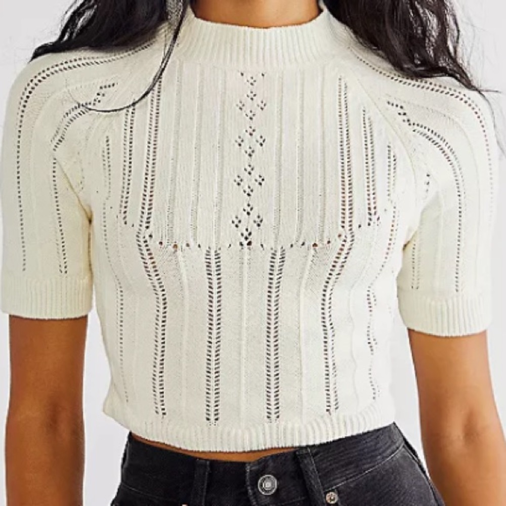 Free PeopleThe Romy Swit Knitted Crop Top